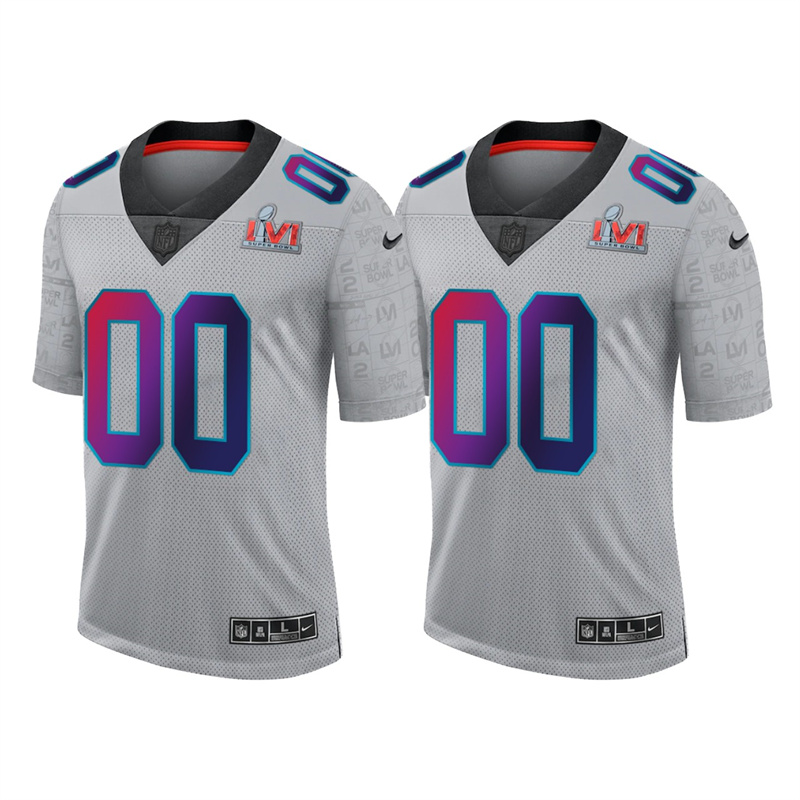 Men's Los Angeles Rams Active Player Custom 2022 Grey Super Bowl LVI Limited Stitched Jersey Men's Los Angeles Rams Active Player Custom 2022 Grey Super Bowl LVI Limited Stitched Jersey
